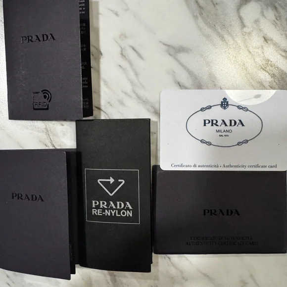 Authentic Prada Black Nylon and Saffiano Leather Shoulder/Messenger/Tote Bag - Picture 10 of 13